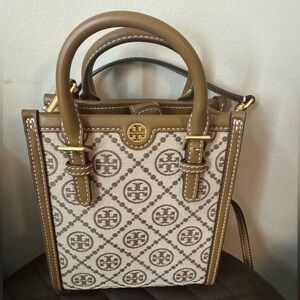 Tory Burch- T Monogram Jacquard Mini N/S Tote